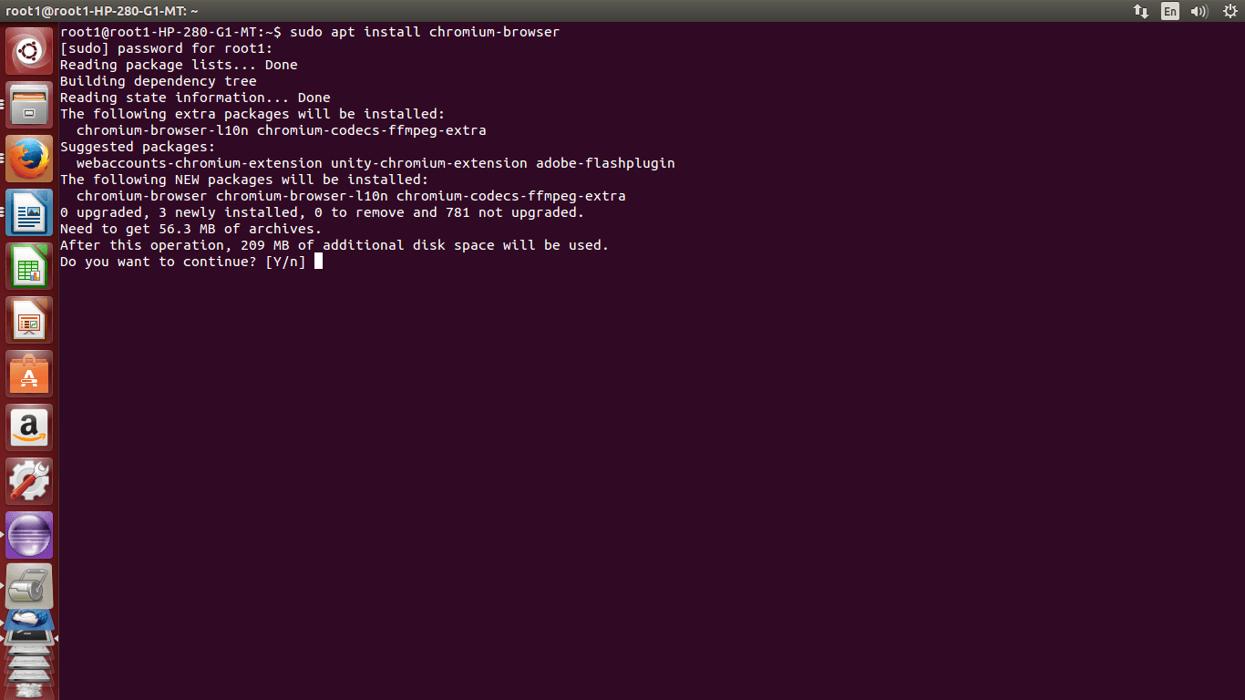 如何在Ubuntu 18上安装Chromium浏览器？4