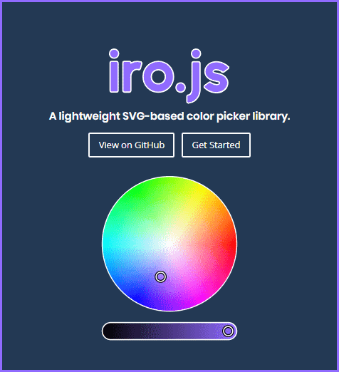 Iro.js颜色选择器