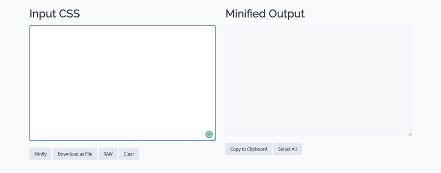 CSS工具：CSS Minifier 