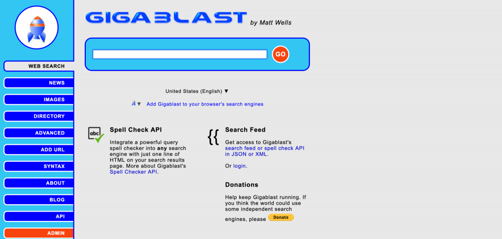 Gigablast搜索引擎