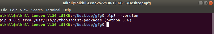 pip-Version-check-linux