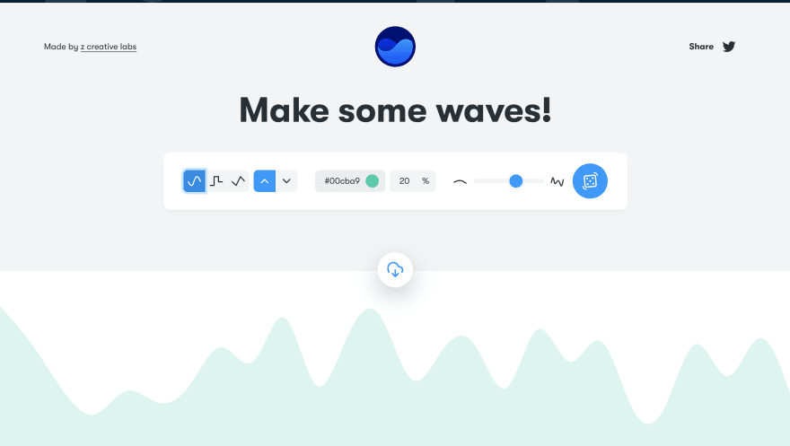 CSS工具：Get Waves 
