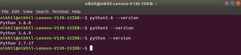 检查适用于Linux的python版本