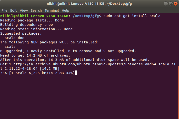 在Linux-2中安装Scala