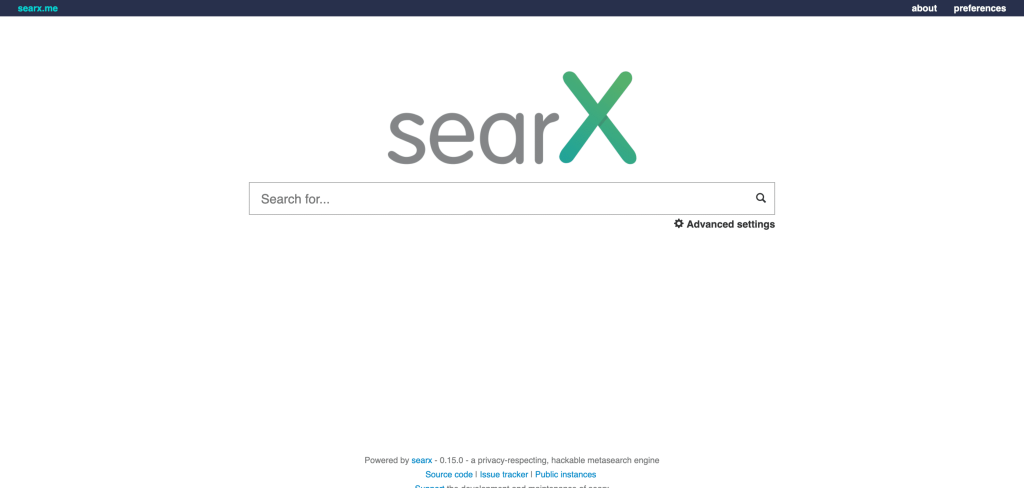 SearX搜索引擎