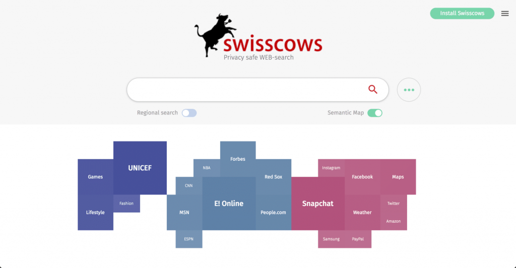 Swisscows搜索引擎